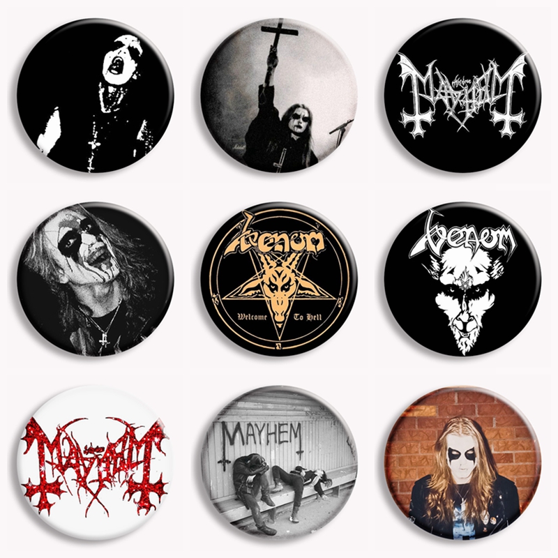 Vintage Collectible Accessories - Rock Mayhem Band kancing lembut Pin