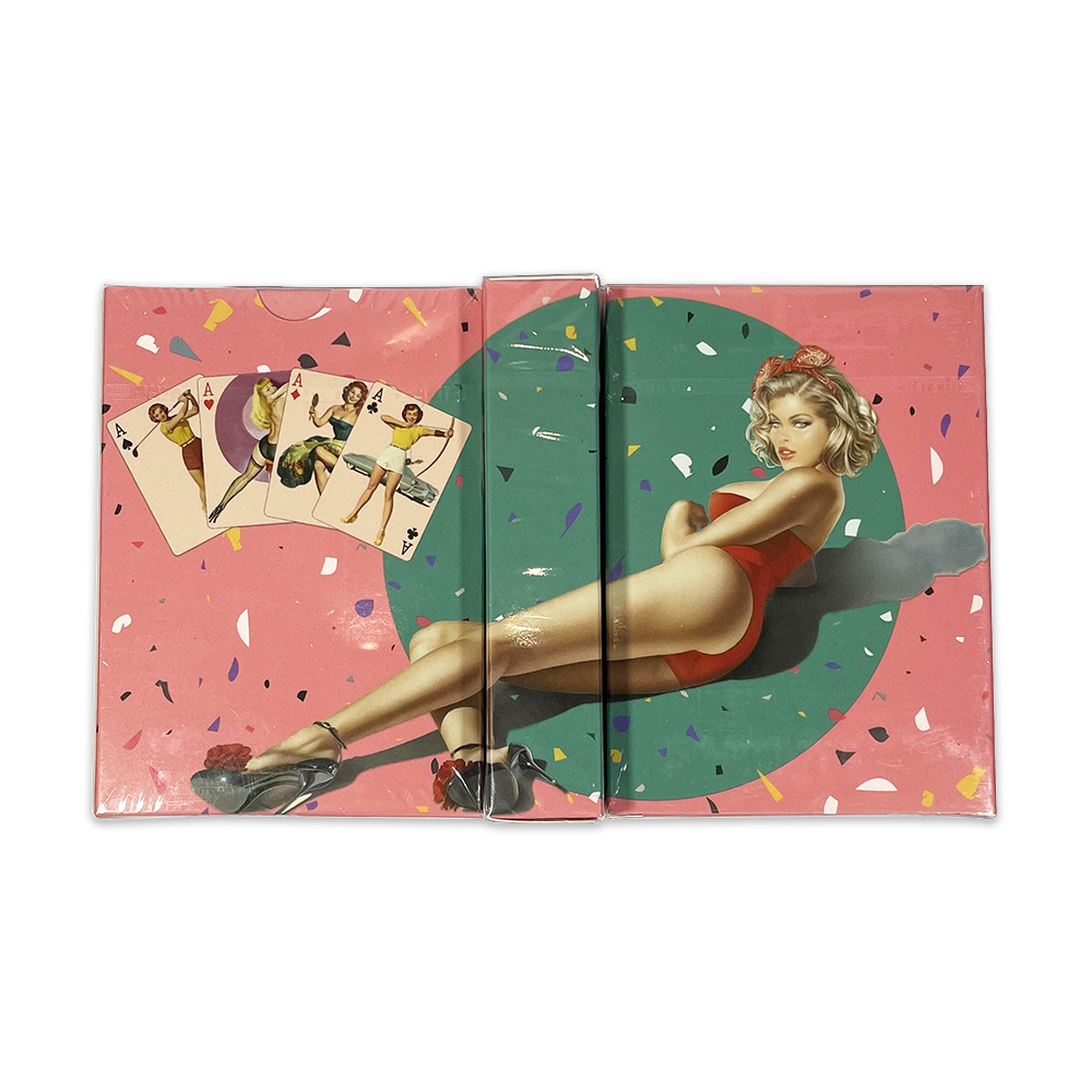 Vintage Collectible Playing Cards - Indah lucu gadis Koleksi bermain kartu