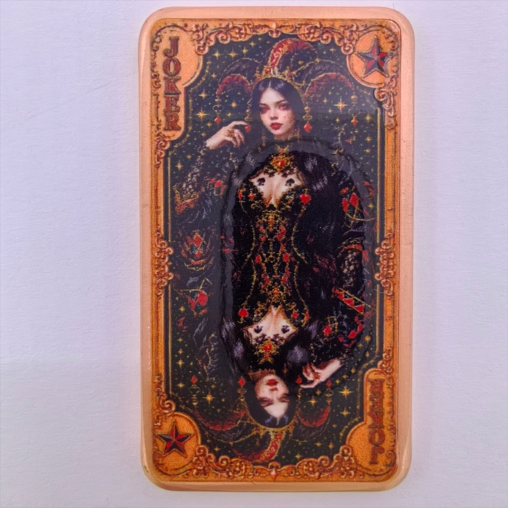 Vintage Collectible Playing Cards - 1oz .999 Batang Tembaga Murni Kartu