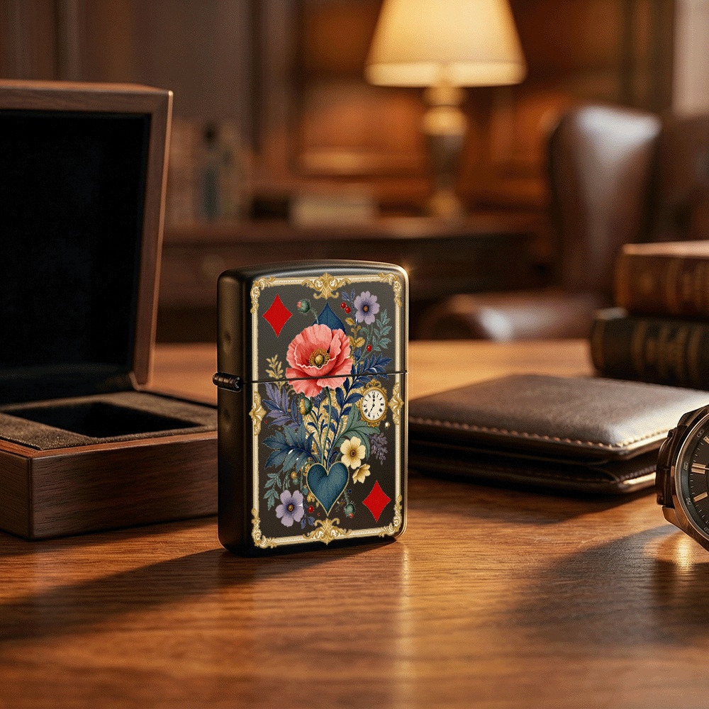 Pemantik Api Model Flip Top Be - Vintage Collectible Playing Cards ulasan dan harga