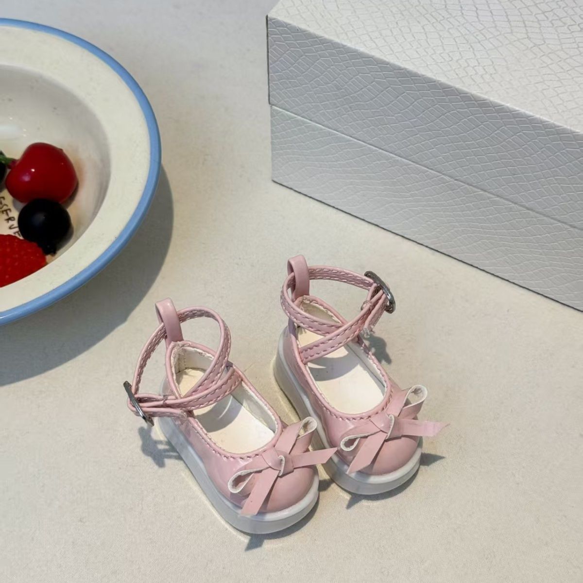 Sepatu Boneka Platform Cokelat - Vintage Collectible Accessories ulasan dan harga