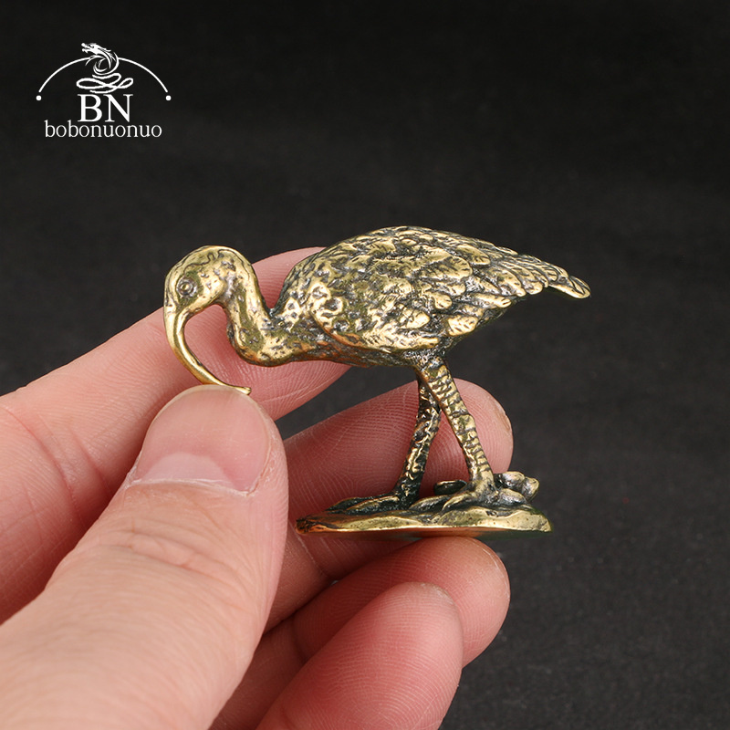 Patung Burung Bangau Paruh Pan - Vintage Collectible Accessories ulasan dan harga