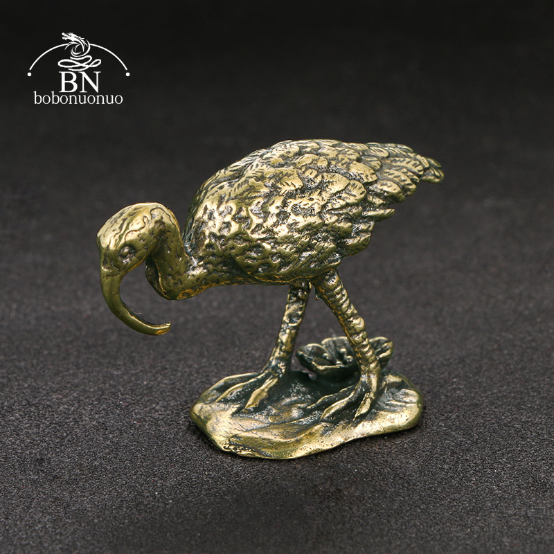 Patung Burung Bangau Paruh Pan - Vintage Collectible Accessories ulasan dan harga