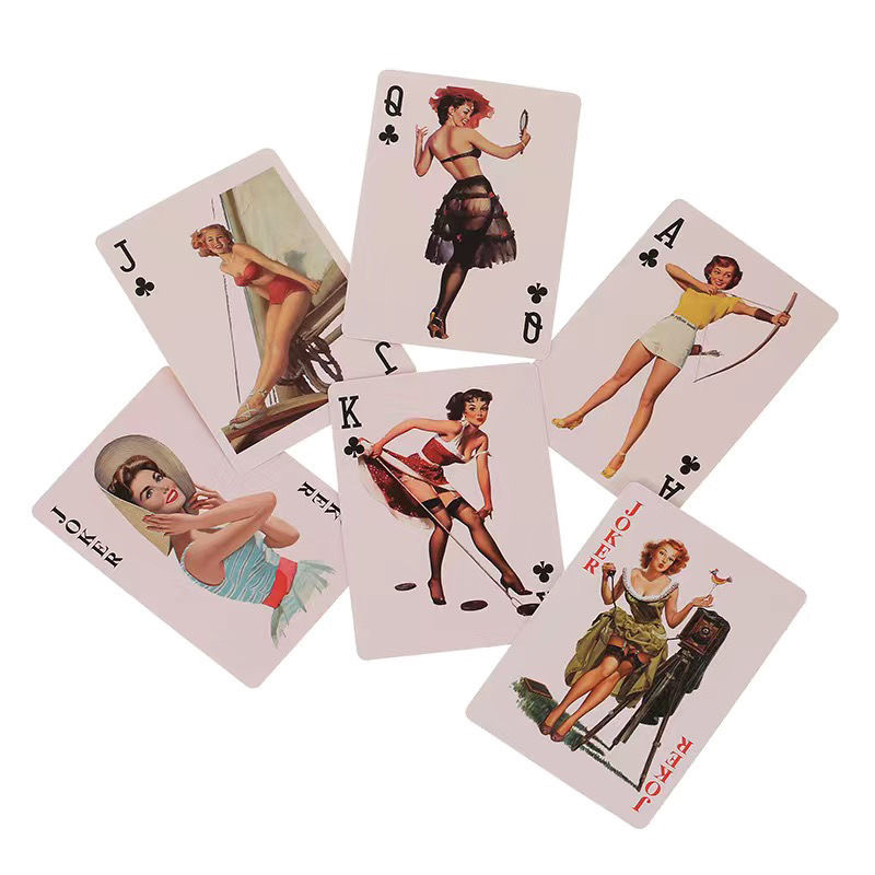 Kartu Remi Kecantikan Bikini S - Vintage Collectible Playing Cards ulasan dan harga