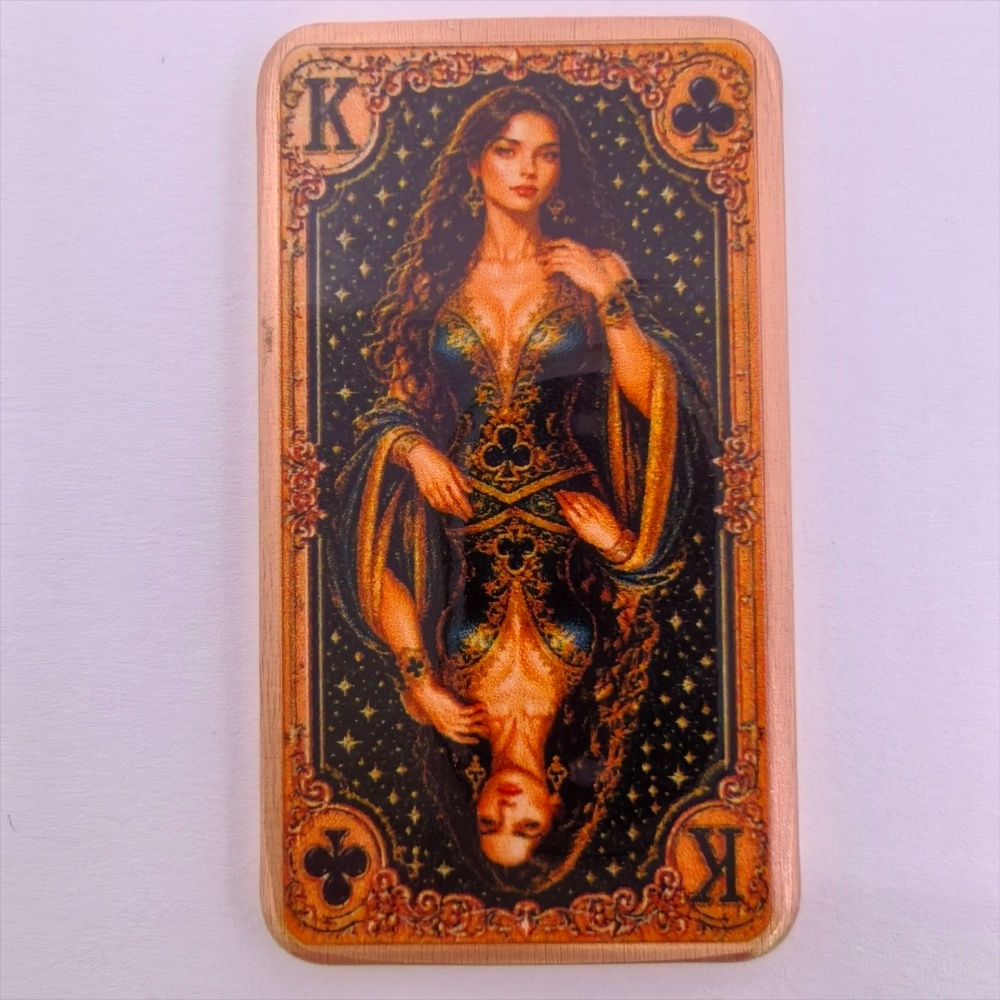 1oz .999 Batang Tembaga Murni  - Vintage Collectible Playing Cards ulasan dan harga
