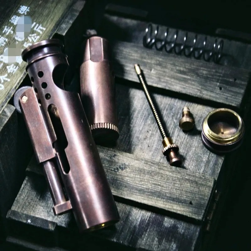 Pemantik Kerosin Tembaga Murni - Vintage Collectible Lighters ulasan dan harga